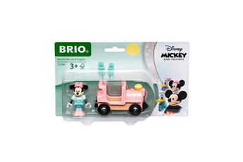 Maquette Brio Disney brio minnie mouse + locomotive - train sans pile pour circuit de train en bois - ravensburger - des 3 ans - 32288