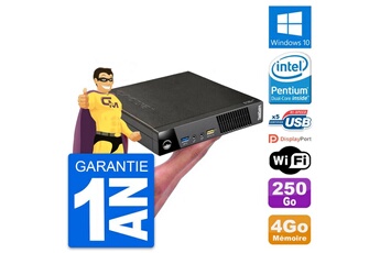 Unité Centrale Lenovo Ultra Mini Pc Lenovo M73 Tiny Usff G3220t Ram 4go Disque 250go Windows 10 Wifi