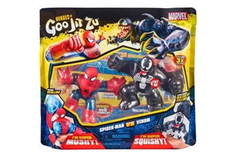 Figurine de collection Moose Toys Spiderman vs venom goo jit zu marvel pack duo