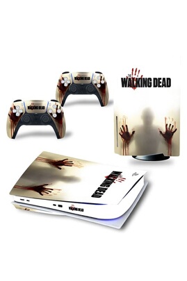 Autre accessoire gaming GENERIQUE Sticker pour Sony Console PS5, The  Walking Dead-145