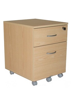caisson et casier de bureau beaux meubles pas chers caisson de bureau 2 tiroirs hêtre - l 41 x l 50 x h 56 cm