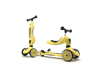 Draisienne Scoot & Ride Trottinette highwaykick 1 premier âge 2 en 1 citron scoot and ride