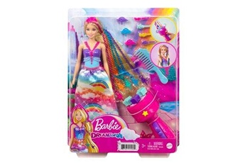 Poupées Mattel Poupã e barbie princesse tresses magiques
