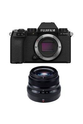 Appareil photo hybride Fujifilm X-S10 NOIR + 35mm F2 WR