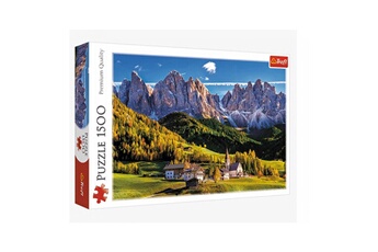 Puzzles Trefl Val di funes valley dolomites italie - puzzle de 1500 pièces