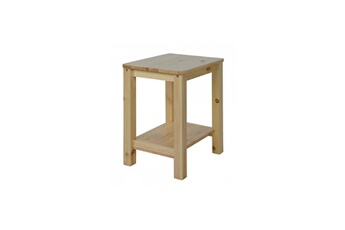 Commode et table à langer Homestyle4u Table de chevet en bois nature