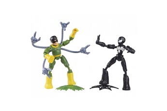 Figurine de collection Hasbro Bend and flex - spider-man costume noir vs. Doc octopus