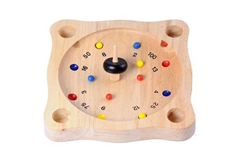 Autres jeux d'éveil Engelhart Toupie roulette, jeux de la roulette en bois