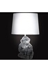 GENERIQUE ITEM INTERNATIONAL Lampe à poser Singe - en résine - Gris et blanc - 30 x 30 x 49 cm photo 2