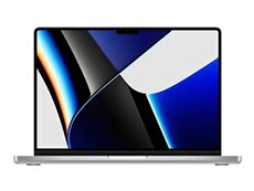 MacBook Pro 14'' 512 Go SSD 16 Go RAM Puce M1 Pro CPU 8 cours GPU 14 cours Argent 2021