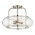 Bel Air Lighting Del Mar plafonnier à 2 ampoule avec abat-jour en verre givré, nickel bros... | Home Depot Canada Bel Air Lighting Del Mar plafonnier à 2 ampoule avec abat-jour en verre givré, nickel bros... | Home Depot Canada
