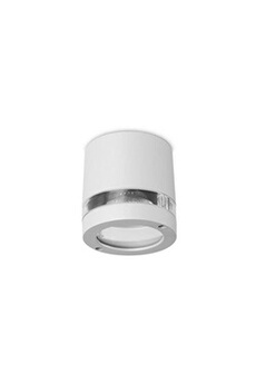 plafonnier forlight selene - plafonnier encastré de salle de bain monté en surface light selene grey 1x gu10 ip54