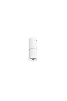 plafonnier forlight tub - downlight rond à del intégré à 1 lumière, blanc mat - blanc froid