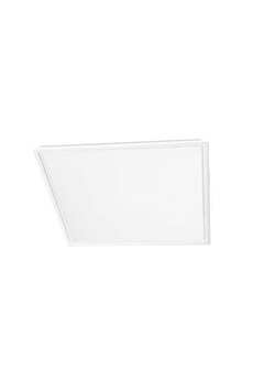 plafonnier forlight - downlight led carré encastré blanc mat 59,5cm 4375lm 3000k ip40