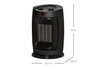 HOMCOM Chauffage soufflant oscillant 1500 w - mini radiateur céramique ptc - 3 niveaux de puissance - chauffage d'appoint noir photo 3