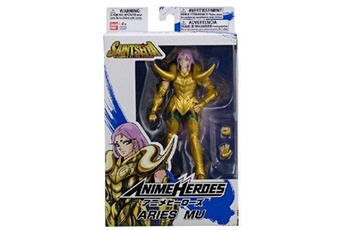 Figurine de collection Bandai Bandai anime heroes - saint seiya, les chevaliers du zodiaque - figurine anime heroes 17 cm - aries mu
