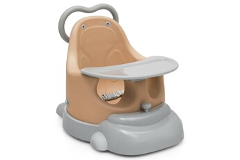 Chaises hautes et réhausseurs bébé Décoshop26 Réhausseur de chaise pour bébé 6 en 1 trotteur plateau et base amovible avec roulettes en polyuréthane 3-36 mois 25kg 20_0001062