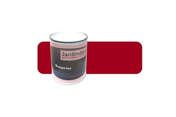 Peinture et dessin (OBS) Bouchard Peintures Peinture rouge de sécu pour meuble en bois brut 1 litre rouge de sécu