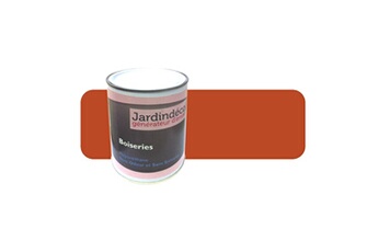 Peinture et dessin (OBS) Bouchard Peintures Peinture pour meuble en bois brut 1 litre orange rouge
