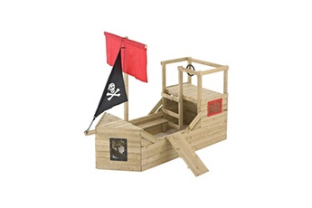 Maisons de jardin Tp Toys Cabane bateau pirate galleon en bois
