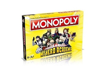 Jeux classiques Monopoly My hero academia monopoly jeu de plateau version française