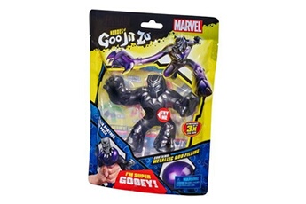 Figurine pour enfant Goo Jit Zu Figurine goo jit zu marvel black panther 11 cm noir et gris