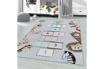 Tapis pour enfant Studio Deco Marelle - tapis enfant lavable gris 120 x 170 cm