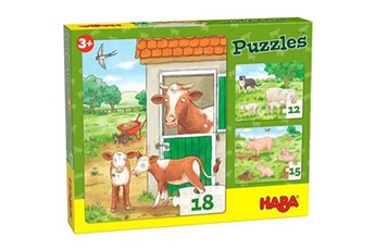 Puzzle Haba Puzzles enfant haba animaux de la ferme
