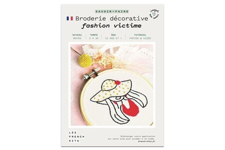 Autres jeux créatifs French Kits Kit créatif french kits broderie savoir faire femme tendance