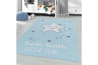 Tapis pour enfant Studio Deco Twinkle - tapis enfant lavable bleu 120 x 170 cm