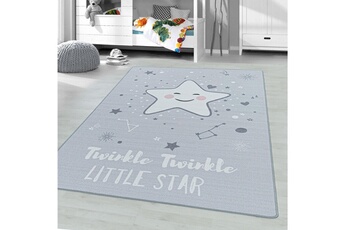 Tapis pour enfant Studio Deco Twinkle - tapis enfant lavable gris 120 x 170 cm