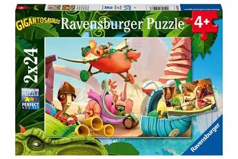 Puzzle Ravensburger Puzzle enfant ravensburger gigantosaurus 2x24 pièces
