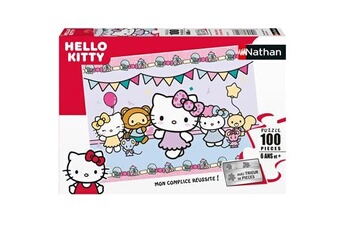 Puzzle Nathan Puzzle 100 pièces nathan hello kitty