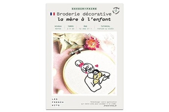 Autres jeux créatifs French Kits Kit créatif french kits broderie savoir faire femme et enfant
