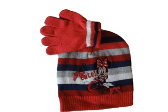 Déguisement enfant Guizmax Bonnet gants minnie mouse rouge taille 52 disney enfant