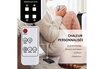 HOMCOM Homcom chauffage soufflant oscillant 2000 w - mini radiateur céramique ptc - 3 modes - télécommande incluse - chauffage d'appoint blanc noir photo 5