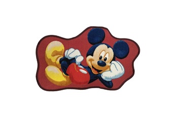 Tapis de jeu et tapis de sol Guizmax Tapis enfant mickey mouse 80 x 50 cm cm disney forme