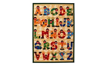 Tapis pour enfant Guizmax Tapis enfant lettre de l'alphabet 140 x 100 cm lettres