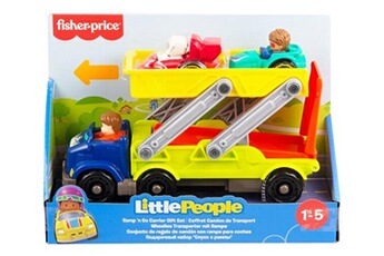 Autres jeux d'éveil Fisher Price Fisher-price little people coffret camion de transport