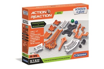 Autres jeux de construction Clementoni Ensemble d extension clementoni action et réaction 55 pièces