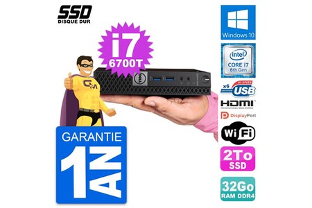 Unite Centrale Dell Mini Pc Dell Optiplex 5050 Micro I7 6700t Ram 32go Ssd 2to Hdmi Windows 10 Wifi Darty Unite Centrale Dell Mini Pc Dell Optiplex 5050 Micro I7 6700t Ram 32go Ssd 2to Hdmi Windows 10 Wifi Darty