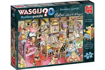 Puzzle Diset Puzzle 1000 pièces diset wasgij retro mystery 5 sunday lunch !