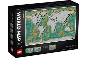 Lego Lego Lego art 31203 la carte du monde