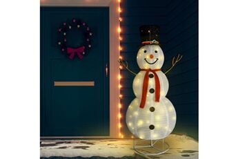 Article et décoration de fête Hitech Figurine de bonhomme de neige de noël à led tissu 180 cm