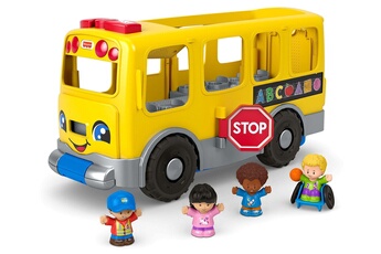 Jouets premier âge Fisher Price Fisher-price jouet ã tirer little people grand bus scolaire jaune