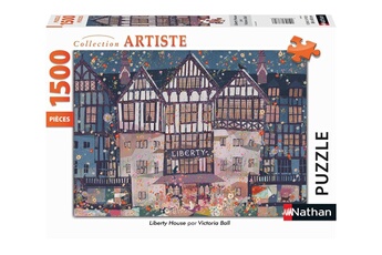 Puzzles Nathan Puzzle 1500 pièces nathan liberty house victoria ball