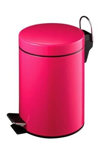 intérieur en plastique seau rose chaud Premier houseware 3ltr poubelle à pédale 