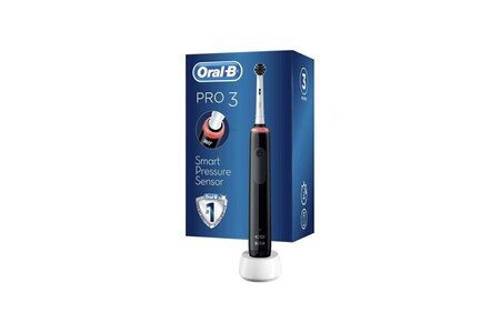 Brosse à dents électrique Oral B Pro 3 - 3000 - brosse a dents électrique - minuteur professionnel - noire