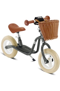 Vélo enfant Puky Puky 3099 - lr m classic draisienne avec panier et béquille, gris