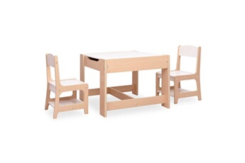 Armoire bébé Vidaxl Table pour enfants avec 2 chaises mdf